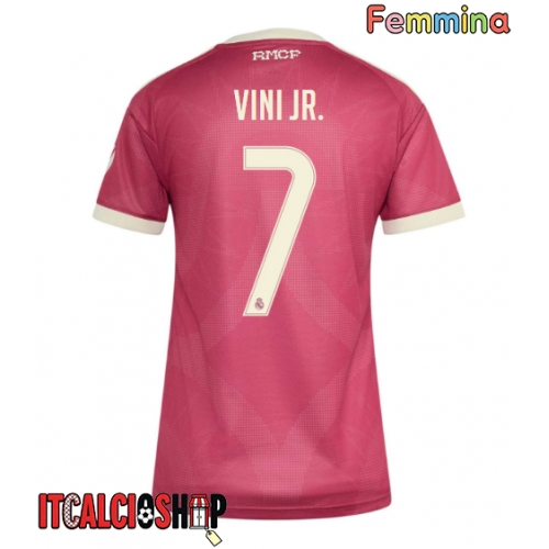 Real Madrid Vinicius Junior #7 Terza Maglia Femmina 2026-27 Manica Corta